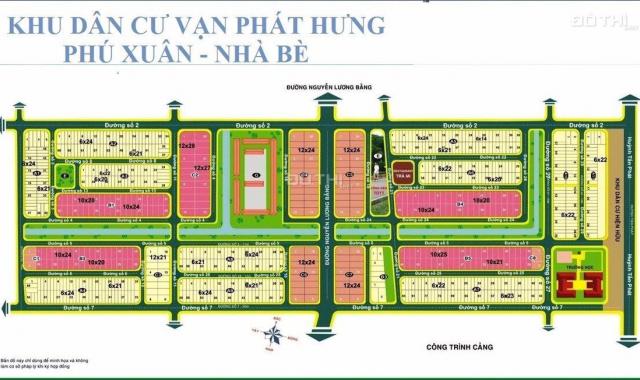 Chủ cần bán gấp lô đất DT 6 x 22m, giá 26.5 tr/m2 khu Vạn Phát Hưng Nhà Bè. LH: 0938.294.525