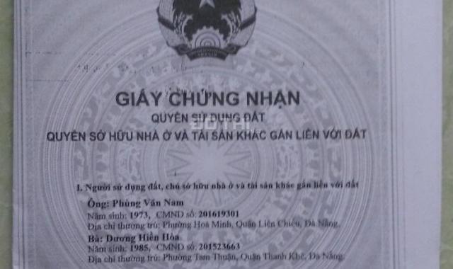 Chính chủ bán nhà ngay trung tâm thành phố 442/38A Hoàng Diệu, phường Bình Thuận, quận Hải Châu