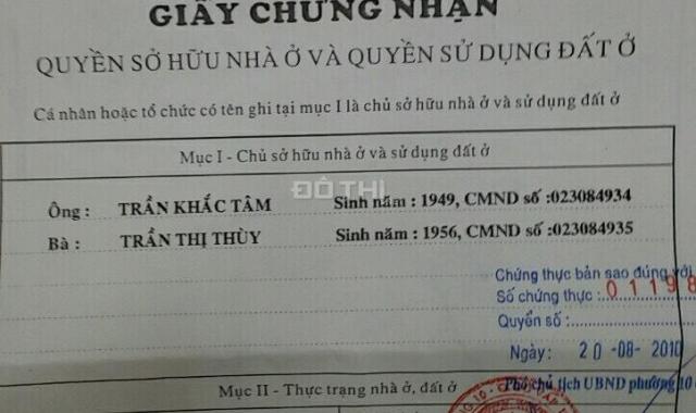 Cần bán nhà mặt tiền đường Phan Văn Trị, Phường 10, quận Gò Vấp, LH 090.13.23.176