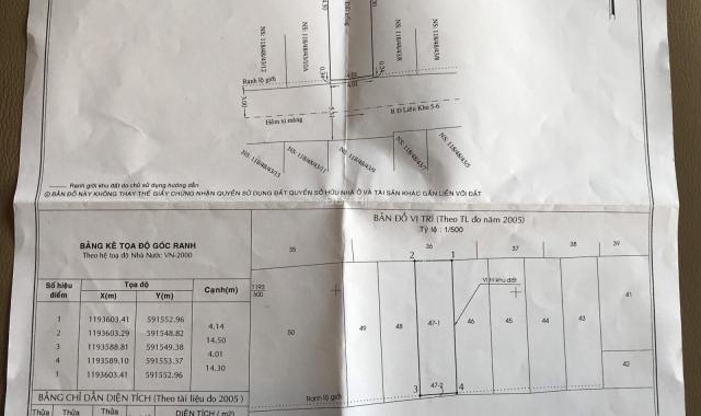 Bán đất tại đường Liên Khu 5-6, Phường Bình Hưng Hòa B, Bình Tân, Hồ Chí Minh, DT 60m2, 2.68 tỷ