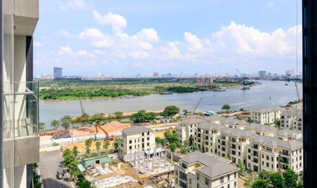 Cho thuê căn hộ officetel Vinhomes Golden River 45.5m2 - 1PN, view sông Sài Gòn, giá 17.6 tr/tháng