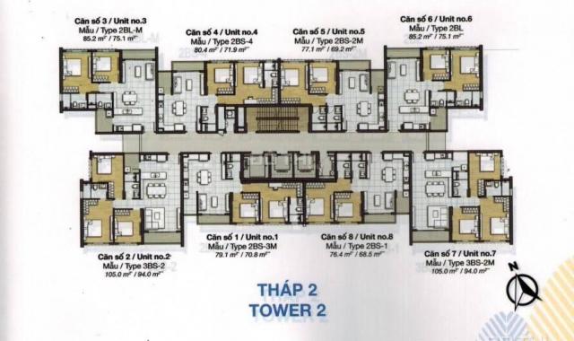 Cần tiền chủ nhà bán gấp căn hộ 3PN, 121m2, Palm Heights, 0903147772