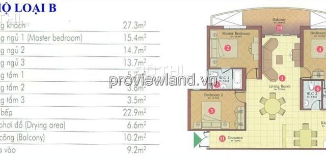 Bán căn hộ Hùng Vương Plaza, Hồng Bàng, Q. 5, giá 5.2 tỷ, 129m2, 3 PN, 3 WC