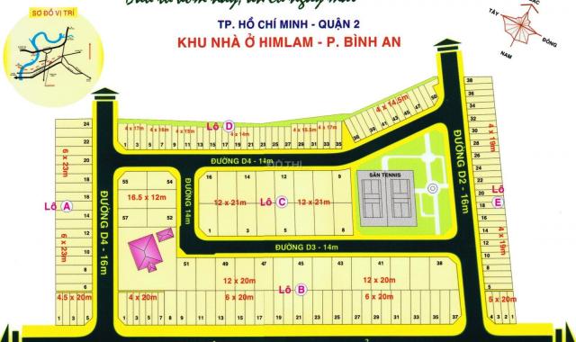 Bán đất Him Lam, đường D4, khu Lương Định Của, nền A14 (138m2), 165 triệu/m2, tel 0918481296