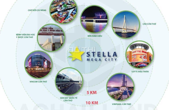 Bán đất dự án Stella Mega City, Bình Thủy, Cần Thơ 0834292279 Long Vân