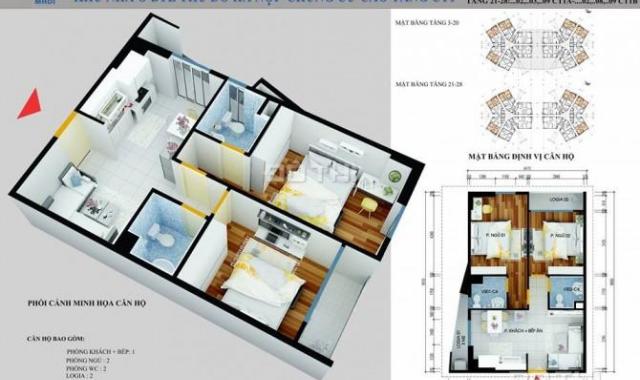 Bán căn hộ chung cư tại Đường Quang Trung, Phường Yên Nghĩa, Hà Đông, Hà Nội, diện tích 62m2