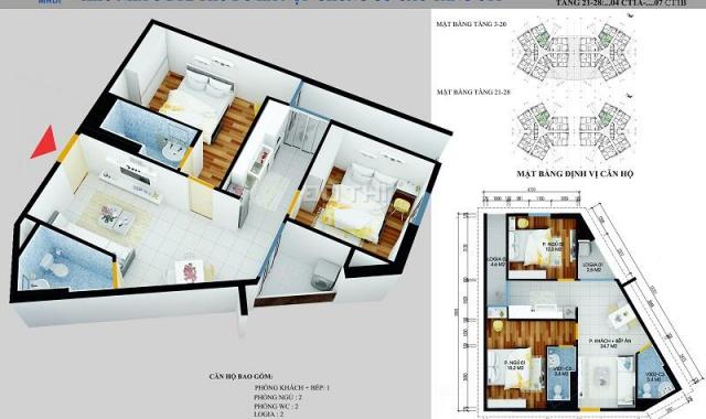 Bán căn hộ 1604 chung cư CT1 Yên Nghĩa - khu nhà ở Bộ Tư Lệnh Thủ Đô. 0969569973