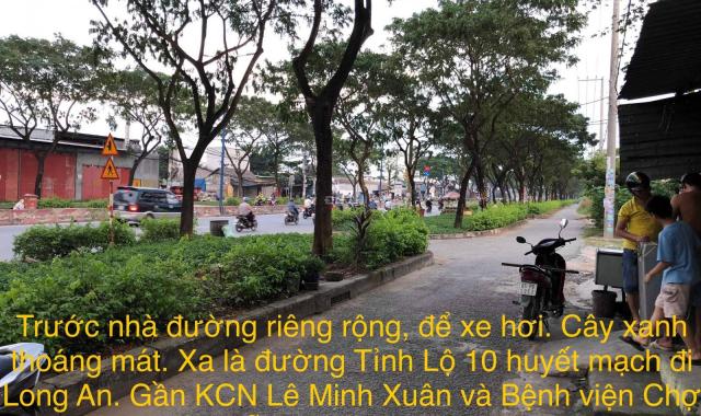 Bán nhà mặt phố tại Đường Tỉnh Lộ 10, xã Lê Minh Xuân, Bình Chánh, Hồ Chí Minh, diện tích 122m2