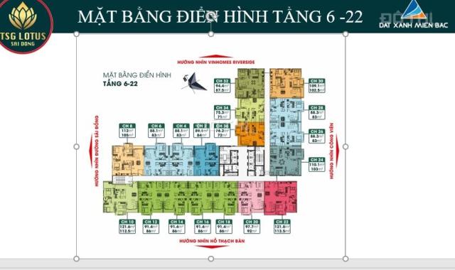 Khai trương căn hộ mẫu cao cấp TSG Lotus Sài Đồng CK 3%, hỗ trợ vay 70%, miễn lãi 0% view Vinhomes