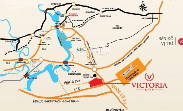 Còn 8 lô Victoria - An Thuận, 2 MT QL51 và TL25B, cách sân bay Long Thành 2.7km, 0868.29.29.39