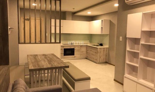 Cho thuê CH 80m2, 2PN, 2WC, ban công sân vườn - view sông, NT đóng sát trần, 16 tr/tháng