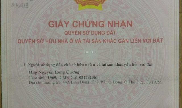 Bán nhà Thủ Đức, hẻm 886 Quốc Lộ 13, giá 2,6 tỷ, DT 60,5m2