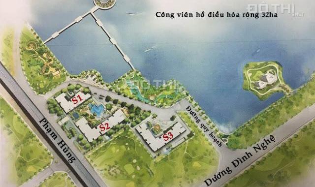 Cho thuê chung cư Vinhomes Sky Lake Phạm Hùng 3PN, 2VS, 100m2, 25tr/tháng