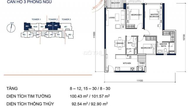 Bán căn hộ chung cư tại dự án Q2 Thảo Điền, Quận 2. Diện tích 101m2, giá 8.2 tỷ