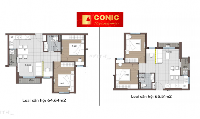 Căn hộ Conic Riverside quận 8 liền kề Phú Mỹ Hưng, view 3 mặt sông giá từ 1,3 tỷ/căn - 0903002996