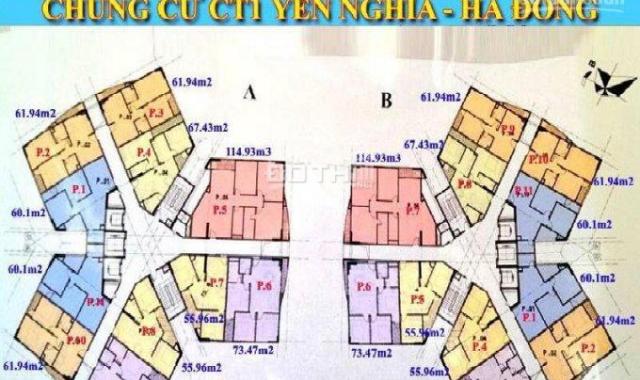 Chính chủ bán gấp căn hộ CT1 Yên Nghĩa, giá gốc 10,9 tr/m2, 61.94m2, 2 phòng ngủ. LH 0962768833