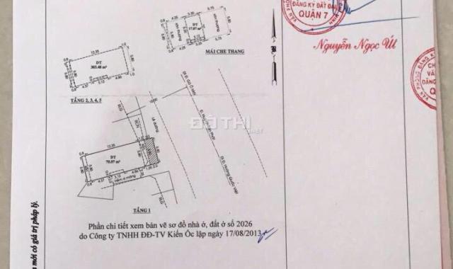 Nhà chính chủ mặt tiền Huỳnh Tấn Phát, P. Phú Thuận, Quận 7, 79m2, giá 14 tỷ