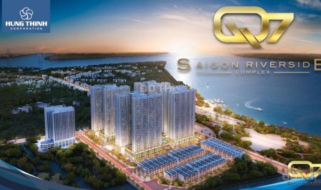 Sở hữu căn hộ 2PN, 2WC Q7 Saigon Riverside 1.7 tỷ, view sông Sài Gòn