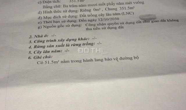 Chính chủ bán nhà xã Minh Hưng, huyện Chơn Thành, dt 351m2, giá 2,4 tỷ