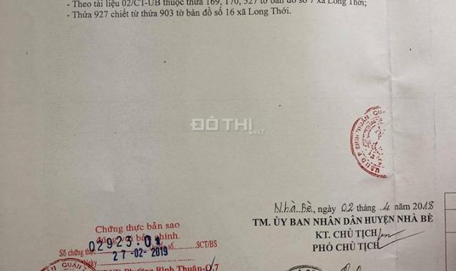 Chính chủ bán đất lô đất MT 274 Nguyễn Văn Tạo tiện kinh doanh, 5m x 16m, 81,3m2