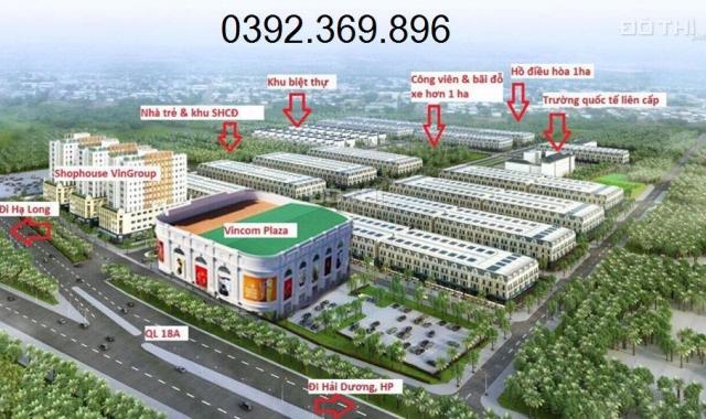 Đất nền sổ đỏ Vincom Uông Bí, giá 11 triệu m2 - 0392369896