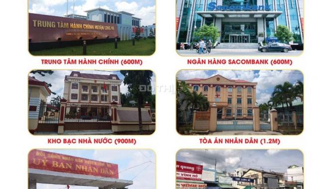 Bán nhà mặt phố tại đường Quốc Lộ 53, Xã Long Hồ, Long Hồ, Vĩnh Long, DT 150m2, giá sở hữu 525 tr