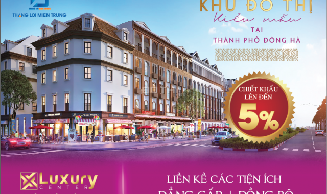 Luxury Center - đất nền giá rẻ ngay TT thành phố Đông Hà, Quảng Trị