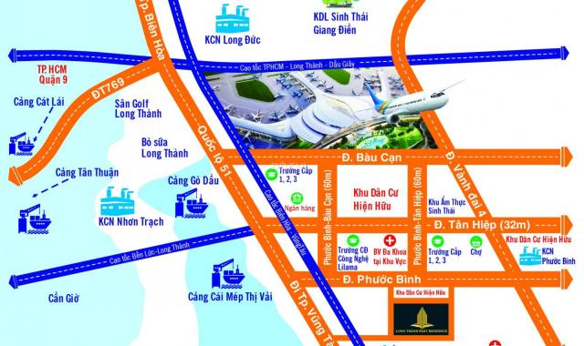 Đất nền Long Thành Phát Residence - Đón đầu cảng hàng không quốc tế Long Thành