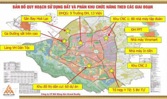 Bán đất tại tái định cư Đại học Quốc Gia, Quốc Oai, Hà Nội diện tích 200m2, giá 1,7 tỷ