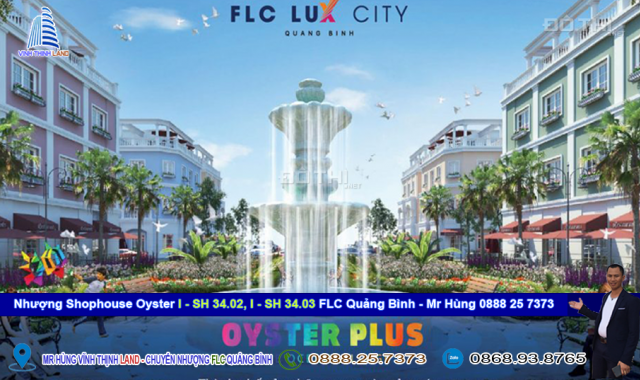 Cần bán 2 shophouse Oyter I-SH 34.02 & 34.03A, dự án FLC Quảng Bình