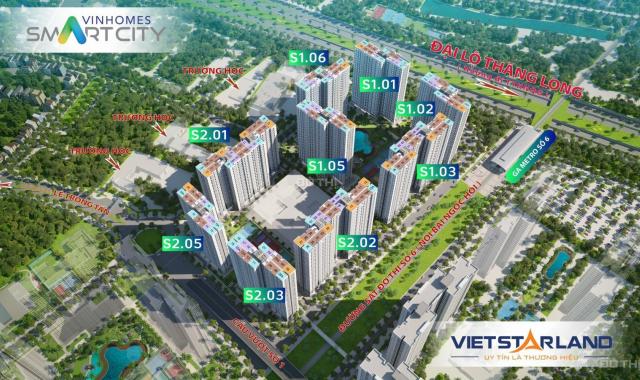 Chính chủ cần bán căn hộ 43m2 Vinhomes Smart City - Giá tốt nhất, LH: 0978406969