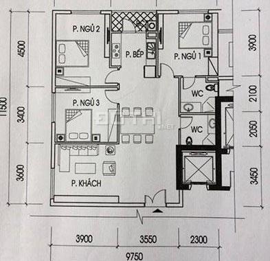 Căn góc 100.6m2 tòa A2 IA20 Ciputra chủ nhà cần bán gấp với giá gốc 18.5 tr/m2 + chênh thấp