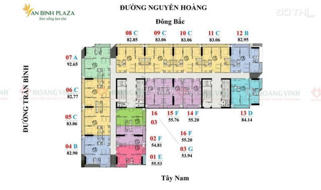 3 suất ngoại giao rẻ nhất thị trường dự án An Bình Plaza 97 Trần Bình, Mỹ Đình. LH: 0978648223