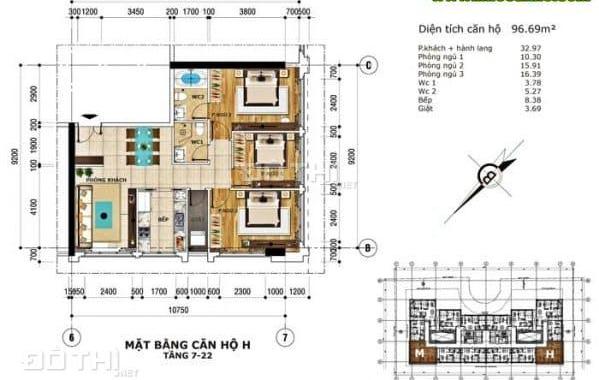 Bán căn hộ chung cư tại dự án Léman Luxury Apartments, Quận 3, Hồ Chí Minh, dt 97m2, giá 10,5 tỷ