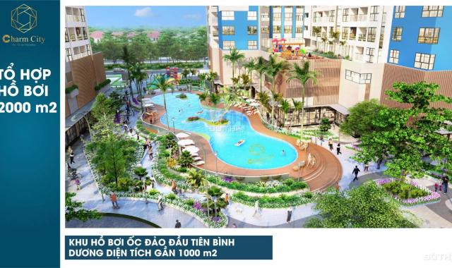 Bán căn hộ chung cư tại dự án Charm City, Dĩ An, Bình Dương, diện tích 55m2, giá 1,2 tỷ