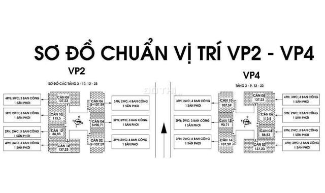 Bán đợt cuối chung cư VP2 - VP4 bán đảo Linh Đàm (HUD), LH 0984.218.777