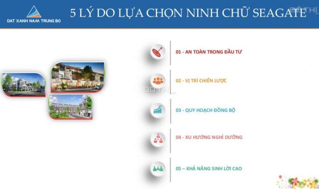 Liên hệ đặt chỗ uy tín dự án Ninh Chữ Seagate vị trí ven biển, sổ đỏ trao tay