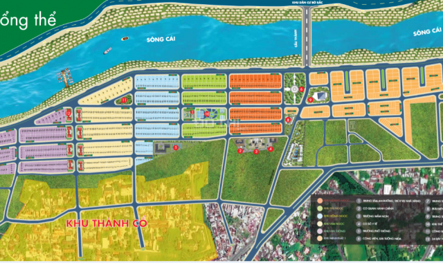 Bán đất nền dự án tại dự án khu đô thị mới Nam Sông Cái, Diên Khánh, mặt đường rộng 16m. DT 150m2