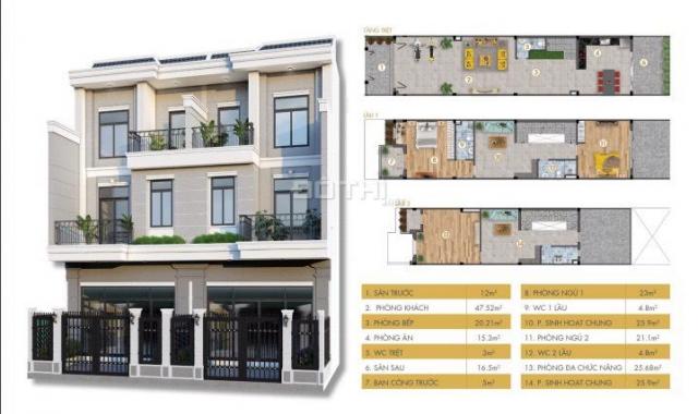 100 căn shophouse đầu tiên kinh doanh được ngay. Giá chỉ 2.39 tỷ / căn