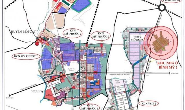 Siêu dự án Hana Garden Mall 600 nền ngay chợ VSIP 2A, cơ hội mua đất được thêm đất.LH 0908798838