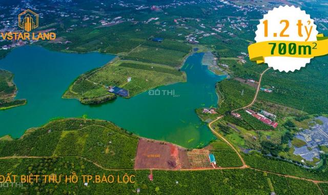 Còn 2 lô cuối (2 và 3) đất Bảo Lộc view hồ Lộc Thanh, diện tích trên 700m2, giá 1 tỷ 2