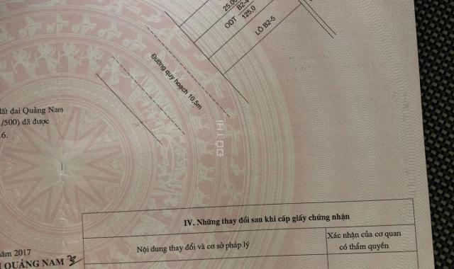 Bán đất mặt tiền KDC Thống Nhất, Điện Bàn. LH: 093 2552 220