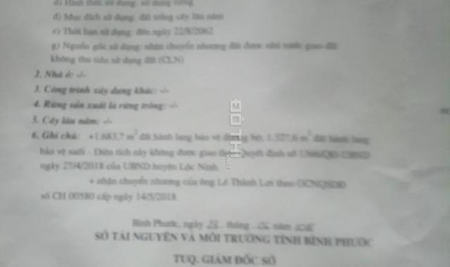 Mô hình trang trại tại Lộc Quang, Lộc Ninh, Bình Phước dt 19970m2, giá 1 tỷ 6