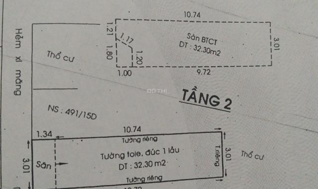 Bán nhà hẻm 1041 Trần Xuân Soạn, P. Tân Hưng, Quận 7, DT 3 x 13m