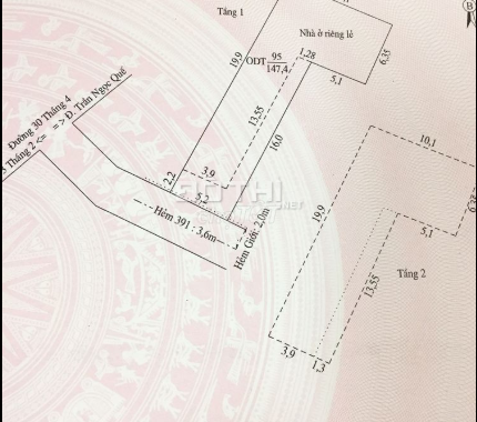 Bán nhà trọ 20 căn cao cấp, trục chính hẻm 394 đường 30/4, thu nhập mỗi tháng 30tr, diện tích 148m2