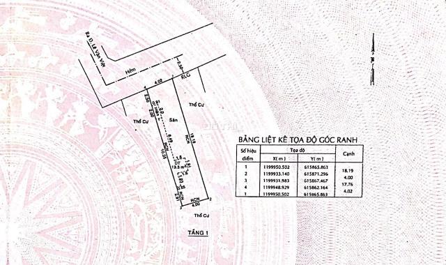 Bán gấp lô đất hẻm 528 Lê Văn Việt, Quận 9, giá 3,05 tỷ. LH 0939495138