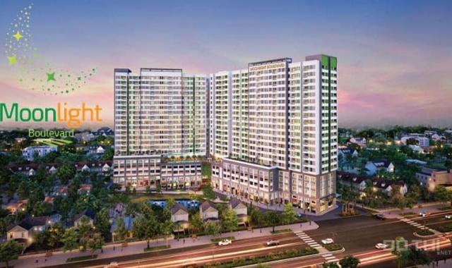 Kẹt tiền bán gấp căn hộ 2 PN Moonlight Boulevard, Bình Tân, giá rẻ nhất dự án. LH: 0936829839