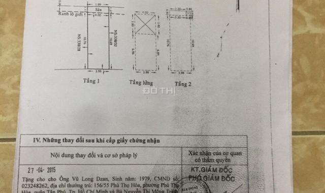 Bán căn nhà 2 tấm hẻm 338/30 đường Đất Mới 4x12m, giá 4.1 tỷ. LH: 0907 067 056 A Trí