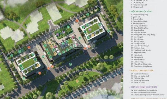 Bán căn hộ 2PN dự án Valencia Garden KĐT Việt Hưng, giá 1.5 tỷ (đã có VAT + KPBT)
