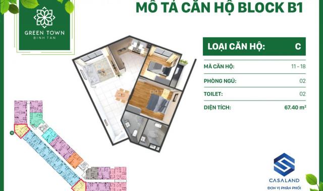 Bán căn hộ chung cư gần đường Nguyễn Thị Tú, giá 899 triệu/căn